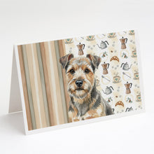 Load image into Gallery viewer, Grizzle and Tan Norfolk Terrier Coffee Bar Greeting Cards Pack of 8