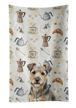 Load image into Gallery viewer, Grizzle and Tan Norfolk Terrier Coffee Bar Kitchen Towel