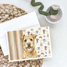 Load image into Gallery viewer, Wheaten Norfolk Terrier Coffee Bar Greeting Cards Pack of 8