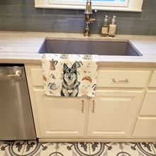 Load image into Gallery viewer, Norwegian Elkhound Coffee Bar Kitchen Towel
