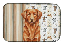 Load image into Gallery viewer, Copper Nova Scotia Duck Tolling Retriever Coffee Bar Dish Drying Mat