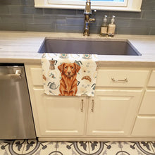 Load image into Gallery viewer, Copper Nova Scotia Duck Tolling Retriever Coffee Bar Kitchen Towel