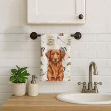 Load image into Gallery viewer, Copper Nova Scotia Duck Tolling Retriever Coffee Bar Kitchen Towel