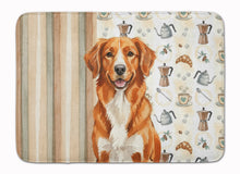 Load image into Gallery viewer, Orange Nova Scotia Duck Tolling Retriever Coffee Bar Memory Foam Kitchen Mat