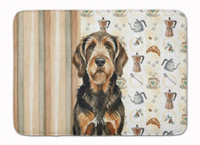 Load image into Gallery viewer, Black and Tan Otterhound Coffee Bar Memory Foam Kitchen Mat