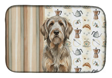 Load image into Gallery viewer, Grizzle and Tan Otterhound Coffee Bar Dish Drying Mat