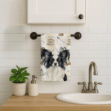 Load image into Gallery viewer, Black and White Papillon Coffee Bar Kitchen Towel