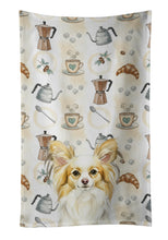 Load image into Gallery viewer, Lemon and White Papillon Coffee Bar Kitchen Towel