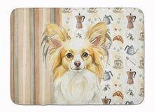 Load image into Gallery viewer, Lemon and White Papillon Coffee Bar Memory Foam Kitchen Mat