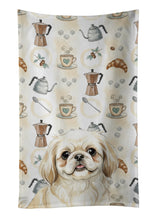 Load image into Gallery viewer, Cream Pekingese Coffee Bar Kitchen Towel
