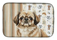 Load image into Gallery viewer, Sable Pekingese Coffee Bar Dish Drying Mat