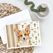 Load image into Gallery viewer, Corgi Coffee Bar Greeting Cards Pack of 8