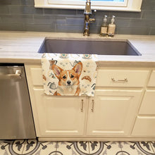 Load image into Gallery viewer, Corgi Coffee Bar Kitchen Towel