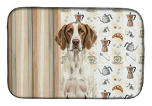 Load image into Gallery viewer, Liver and White Pointer Coffee Bar Dish Drying Mat
