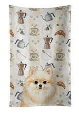 Load image into Gallery viewer, Cream Pomeranian Coffee Bar Kitchen Towel