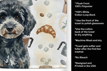 Load image into Gallery viewer, Miniature Black Poodle Coffee Bar Kitchen Towel