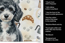 Load image into Gallery viewer, Miniature Parti Poodle Coffee Bar Kitchen Towel