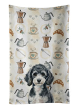 Load image into Gallery viewer, Miniature Parti Poodle Coffee Bar Kitchen Towel