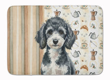 Load image into Gallery viewer, Miniature Parti Poodle Coffee Bar Memory Foam Kitchen Mat