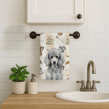 Load image into Gallery viewer, Standard Silver Poodle Coffee Bar Kitchen Towel