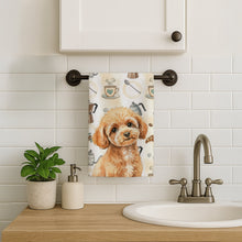 Load image into Gallery viewer, Toy Apricot Poodle Coffee Bar Kitchen Towel