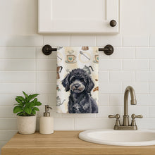 Load image into Gallery viewer, Toy Black Poodle Coffee Bar Kitchen Towel