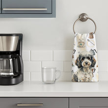 Load image into Gallery viewer, Toy Parti Poodle Coffee Bar Kitchen Towel