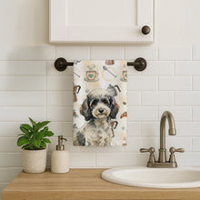 Load image into Gallery viewer, Toy Parti Poodle Coffee Bar Kitchen Towel