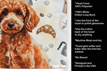 Load image into Gallery viewer, Toy Red Poodle Coffee Bar Kitchen Towel