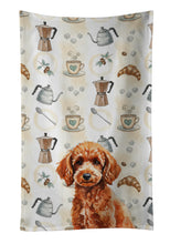 Load image into Gallery viewer, Toy Red Poodle Coffee Bar Kitchen Towel