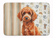 Load image into Gallery viewer, Toy Red Poodle Coffee Bar Memory Foam Kitchen Mat