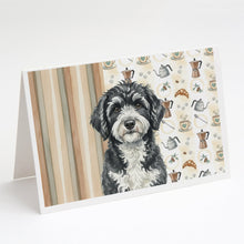 Load image into Gallery viewer, Portuguese Water Dog Coffee Bar Greeting Cards Pack of 8