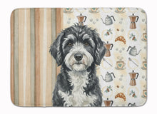 Load image into Gallery viewer, Portuguese Water Dog Coffee Bar Memory Foam Kitchen Mat