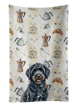 Load image into Gallery viewer, Black Portuguese Water Dog Coffee Bar Kitchen Towel