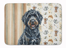 Load image into Gallery viewer, Black Portuguese Water Dog Coffee Bar Memory Foam Kitchen Mat
