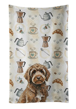 Load image into Gallery viewer, Brown Portuguese Water Dog Coffee Bar Kitchen Towel