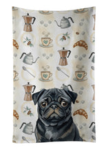 Load image into Gallery viewer, Black Pug Coffee Bar Kitchen Towel