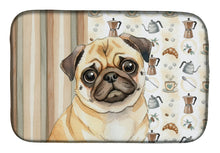 Load image into Gallery viewer, Fawn Pug Coffee Bar Dish Drying Mat