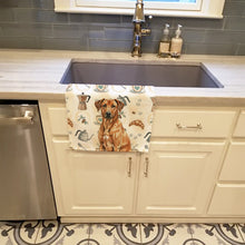 Load image into Gallery viewer, Rhodesian Ridgeback Coffee Bar Kitchen Towel