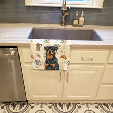 Load image into Gallery viewer, Rottweiler Coffee Bar Kitchen Towel