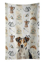 Load image into Gallery viewer, Tricolor Russell Terrier Coffee Bar Kitchen Towel