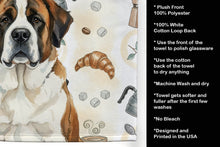 Load image into Gallery viewer, Brindle and White Saint Bernard Coffee Bar Kitchen Towel