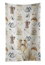Load image into Gallery viewer, Cream Saluki Coffee Bar Kitchen Towel