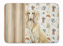 Load image into Gallery viewer, Cream Saluki Coffee Bar Memory Foam Kitchen Mat