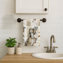 Load image into Gallery viewer, Grizzle Saluki Coffee Bar Kitchen Towel