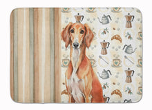 Load image into Gallery viewer, Red Saluki Coffee Bar Memory Foam Kitchen Mat