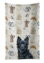 Load image into Gallery viewer, Schipperke Coffee Bar Kitchen Towel