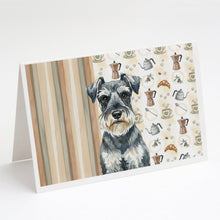Load image into Gallery viewer, Schnauzer Coffee Bar Greeting Cards Pack of 8