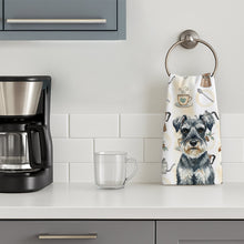 Load image into Gallery viewer, Schnauzer Coffee Bar Kitchen Towel