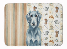 Load image into Gallery viewer, Blue-Gray Scottish Deerhound Coffee Bar Memory Foam Kitchen Mat